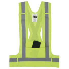 Ergodyne GloWear 8142BA Type O Class 1 Breakaway Safety Vest - Yellow/Lime