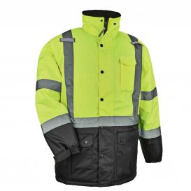 Ergodyne GloWear 8384 Type R Class 3 Thermal Parka - Yellow/Lime