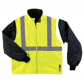 Ergodyne GloWear 8385 Type R Class 3 4-In-1 Jacket - Yellow/Lime