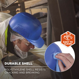 Ergodyne Skullerz 8951 Vented Hard Shell Bump Cap - Blue
