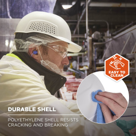 Ergodyne Skullerz 8951 Vented Hard Shell Bump Cap - White