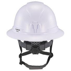 Ergodyne Skullerz 8963 Type II Class E Full Brim Safety Helmet - Ratchet Suspension - White