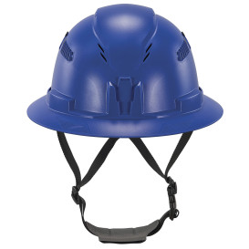 Ergodyne Skullerz 8964 Type II Class C Full Brim Safety Helmet with Mips - Ratchet Suspension - Blue