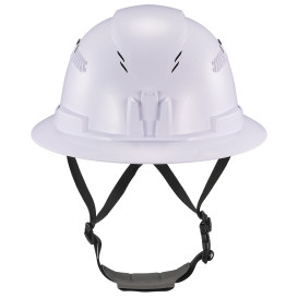 Ergodyne Skullerz 8964 Type II Class C Full Brim Safety Helmet with Mips - Ratchet Suspension - White
