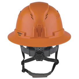 Ergodyne Skullerz 8964 Type II Class C Full Brim Safety Helmet - Ratchet Suspension - Orange