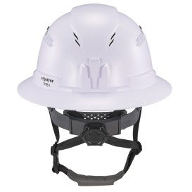 Ergodyne Skullerz 8964 Type II Class C Full Brim Safety Helmet - Ratchet Suspension - White