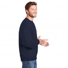 Hanes F260 Ultimate Cotton Crewneck Sweatshirt - Navy