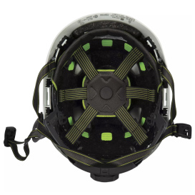 Fibre Metal CSH11001 Type II Vented Safety Helmet - Ratchet Suspension - White