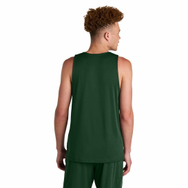 Sport-Tek ST551 PosiCharge Competitor Rev Tank - Forest Green/White