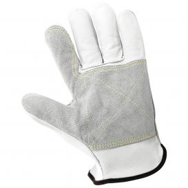 Global Glove 3150G Premium Goatskin Palm and Split Cowhide Back Drivers Gloves
