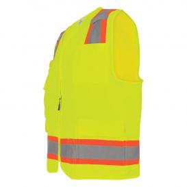 Global Glove GLO-0039 FrogWear Type R Class 2 Two-Tone Solid Surveyor Safety Vest