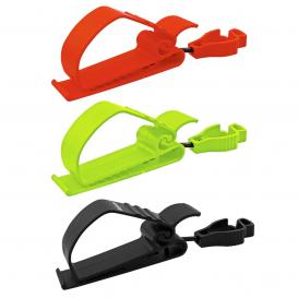 Global Glove ZB3 Gripster High-Visibility Multi-Use Utility Clip - High-Visibility Orange
