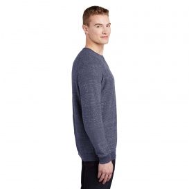 Jerzees 91M Snow Heather French Terry Raglan Crew - Navy