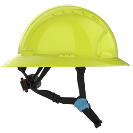 JSP Evolution 6262 Deluxe Full Brim Hard Hat - Wheel Ratchet Suspension - Hi-Vis Yellow