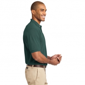 Port Authority K420 Pique Knit Polo - Dark Green