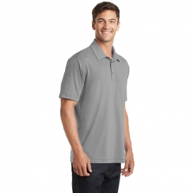 Port Authority K568 Cotton Touch Performance Polo - Frost Grey