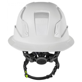 KASK WHE00147 Zenith X2 Full Brim Hi-Viz Safety Helmet - Ratchet Suspension - White