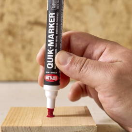 Krylon K00710108 Quik-Marker Paint Markers - White - 1/3 oz