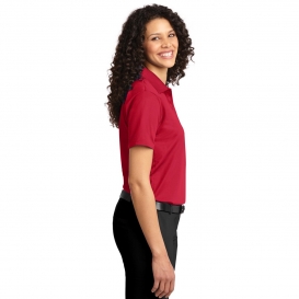 Port Authority L525 Ladies Dry Zone Ottoman Polo - Engine Red