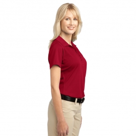 Port Authority L527 Ladies Tech Pique Polo - Rich Red