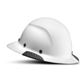 LIFT Safety HDC-18 DAX Carbon Full Brim Hard Hat - Ratchet Suspension - White