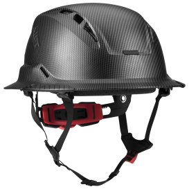 LIFT Safety HRXF-25CKC2 RADIX Full Brim Vented Safety Helmet w/Twiceme - Ratchet Suspension - Carbon Fiber