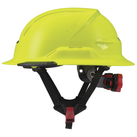 LIFT Safety HRXF-25HVE2 RADIX Full Brim Safety Helmet w/Twiceme - Ratchet Suspension - Hi-Viz Yellow