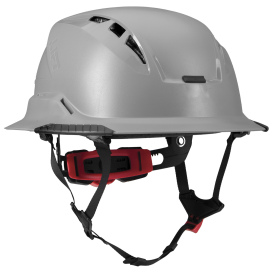 LIFT Safety HRXF-25YC2 RADIX Full Brim Vented Safety Helmet w/Twiceme - Ratchet Suspension - Grey