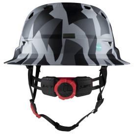 LIFT Safety HRXF-26UCC2 RADIX Full Brim Vented Safety Helmet w/Twiceme - Ratchet Suspension - Black Geo Camo