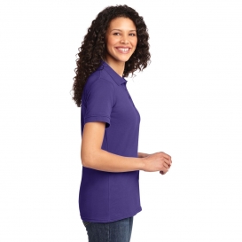 Port & Company LKP155 Ladies Core Blend Pique Polo - Purple