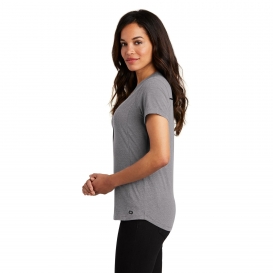 OGIO LOG136 Ladies Tread Henley - Grey Heather