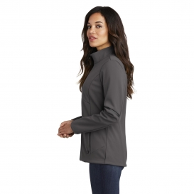 OGIO LOG725 Ladies Exaction Soft Shell Jacket - Tarmac Grey