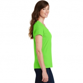 Port & Company LPC450V Ladies Fan Favorite V-Neck Tee - Flash Green