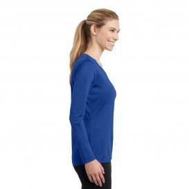 Sport-Tek LST353LS Ladies Long Sleeve V-Neck PosiCharge Competitor Tee - True Royal