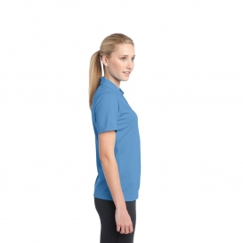 Sport-Tek LST680 Ladies PosiCharge Micro-Mesh Polo Shirt - Carolina Blue