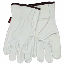 MCR Safety 32113 Industry Grade Unlined Cow Leather Driver Gloves - Keystone Thumb