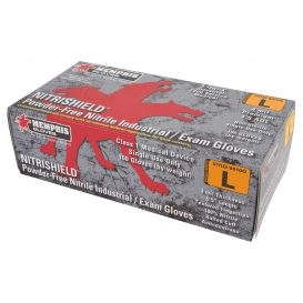 MCR Safety 6010O Nitri-Med Disposable Exam Gloves - 4 mil - Powder Free - Orange