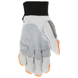 MCR Safety 906DPH Mechanics Grain Goatskin Leather Gloves - Cowhide Double Palm