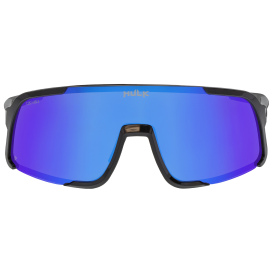 MCR Safety HK418BZDC HK4 Safety Glasses - Black Frame - Blue Diamond Mirror MAX36 Dual Coating Lens