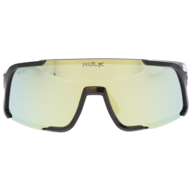 MCR Safety HK41GZP HK4 Safety Glasses - Black Frame - Polarized Gold Mirror Lens