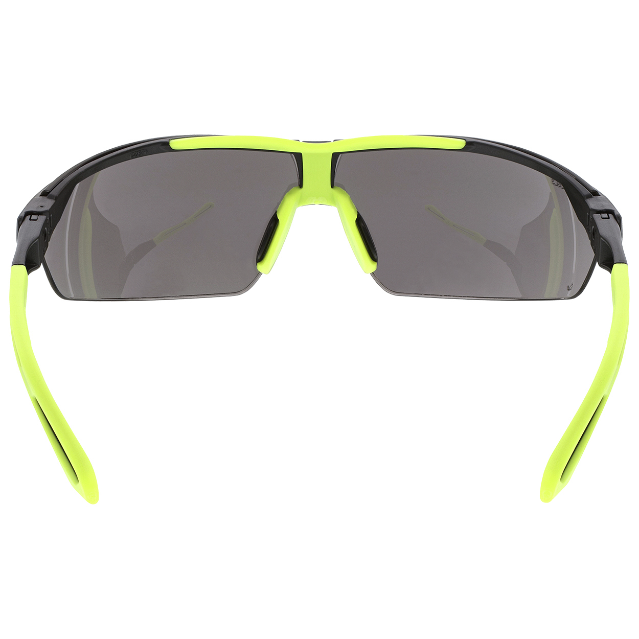 MCR Safety KD7R12AF Klondike KD7R Safety Glasses - Yellow/Lime Temples - Smoke/Gray UV-AF Anti-Fog Lens