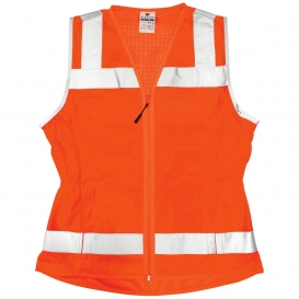 Kishigo 1526 Ladies Economy Mesh Safety Vest - Orange