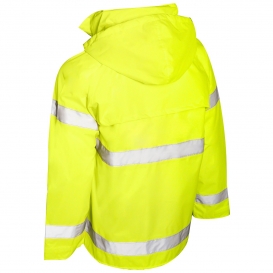 Kishigo 9665J Storm Stopper Rain Jacket - Yellow/Lime