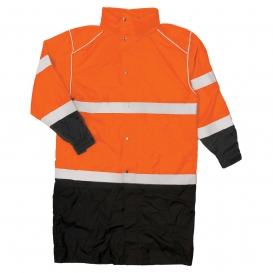 Kishigo RWJ109 Brilliant Series Long Raincoat - Orange