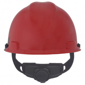 MSA 10082233 Canadian Freedom Series V-Gard Cap Style Hard Hat - Black w/ Red Maple Leaf