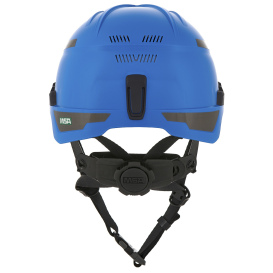 MSA 10194785 V-Gard H1 Trivent Safety Helmet - Fas-Trac Suspension - Blue