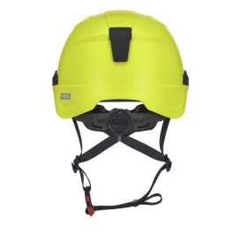 MSA 10242640 V-Gard H2 Safety Helmet - Ratchet Suspension - Hi-Viz Yellow/Lime