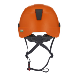MSA 10242807 V-Gard H2 Vented Safety Helmet - Ratchet Suspension - Orange