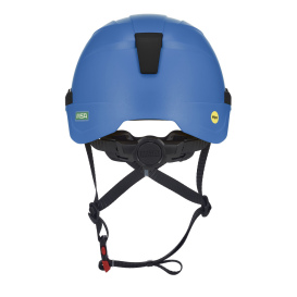 MSA 10242816 V-Gard H2 Vented Safety Helmet with Mips - Ratchet Suspension - Blue