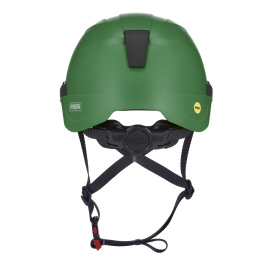 MSA 10242820 V-Gard H2 Vented Safety Helmet with Mips - Ratchet Suspension - Green